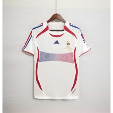 France 2006 World Cup Away White Soccer Jersey